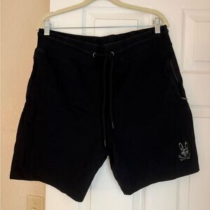 Psycho Bunny Black Athletic Men's Shorts
